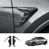 ABS Turn Signal & Camera Covers with Air Blades for Tesla Model Y Juniper 2025+ - T-Launch