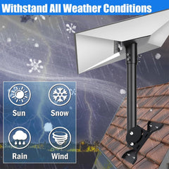 Adjustable Roof Pole Mounting Kit for Starlink Gen 3 Dish - T-Launch