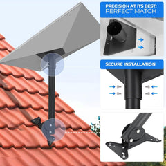 Adjustable Roof Pole Mounting Kit for Starlink Gen 3 Dish - T-Launch