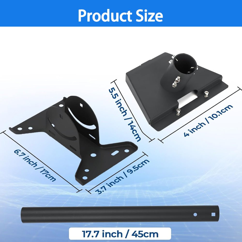 Adjustable Roof Pole Mounting Kit for Starlink Gen 3 Dish - T-Launch