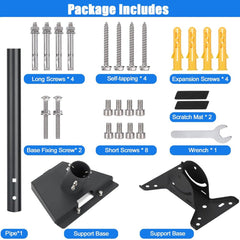 Adjustable Roof Pole Mounting Kit for Starlink Gen 3 Dish - T-Launch