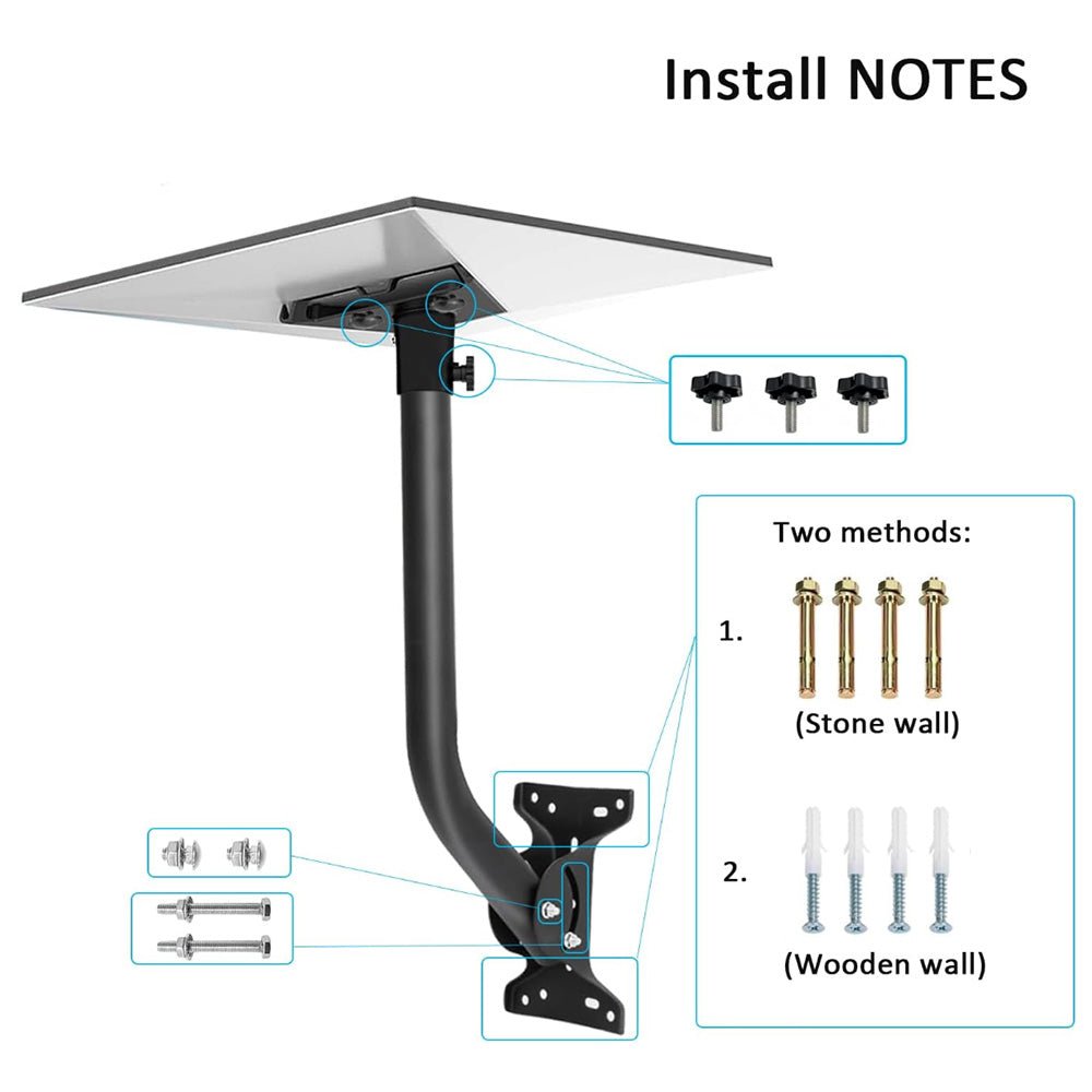 Adjustable Roof Wall Mount Kit for Starlink Gen 3 - T-Launch