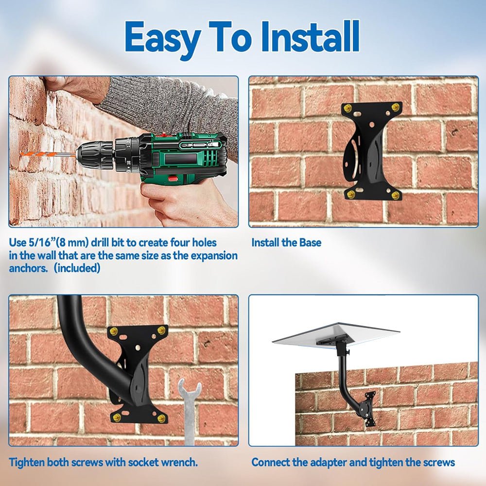 Adjustable Roof Wall Mount Kit for Starlink Gen 3 - T-Launch