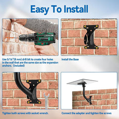 Adjustable Roof Wall Mount Kit for Starlink Gen 3 - T-Launch