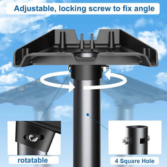 Adjustable Wall & Roof Mount Kit for Starlink Gen 3 Standard Dish - T-Launch