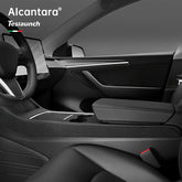 Alcantara middenconsole zijbekleding voor Tesla Model 3/J