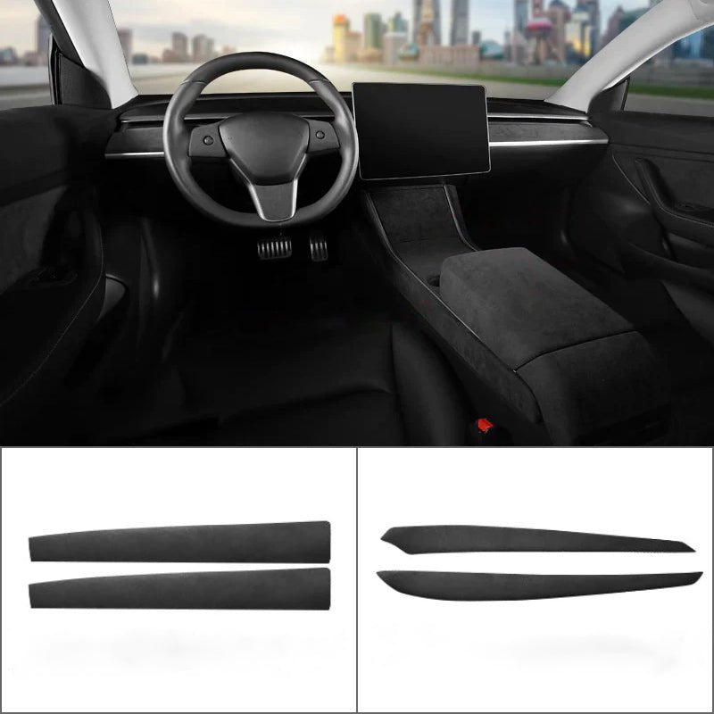 Alcantara Accessories for Tesla - T-Launch