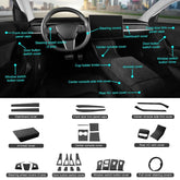 Alcantara Accessories for Tesla - T-Launch