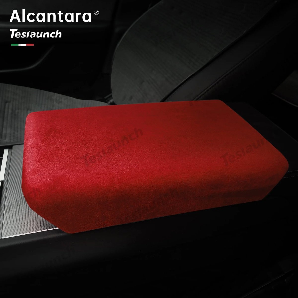 Alcantara Armrest Cover For Tesla Model 3/Y (2017+) - T-Launch
