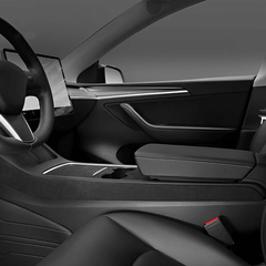 Alcantara Center Console Side Trim Cover For Tesla Model 3/Y (2 Pcs) - T-Launch