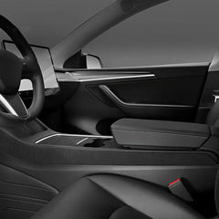 Alcantara Center Console Side Trim Cover For Tesla Model 3/Y (2 Pcs) - T-Launch