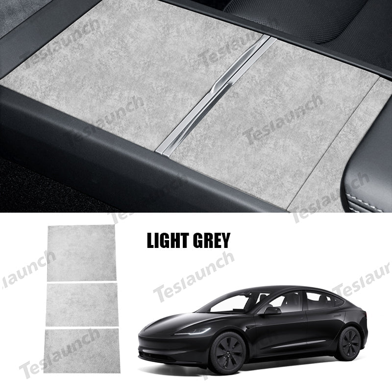 Alcantara Center Console Sticker Cover For 2024+ Model 3 Highland - T-Launch