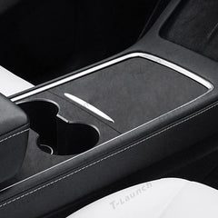 Alcantara Center Console Sticker Cover For Tesla Model 3/Y (2017-2023) - T-Launch