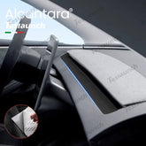 Alcantara Dashboard Air Outlet Cover Sticker For 2024+ Model 3 Highland - T-Launch