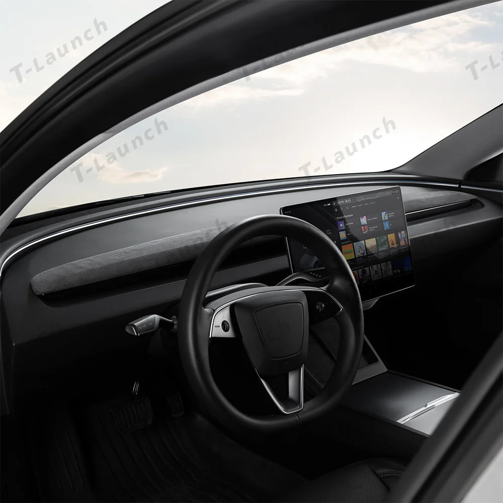 Alcantara Dashboard Replacement Panel for Tesla Model 3 Highland Standard 2025+ - T-Launch