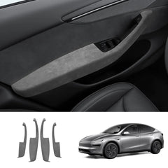 Alcantara Door Armrest Cover for Tesla Model Y Juniper 2025+ - T-Launch