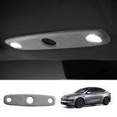 Alcantara Front Reading Light Cover for Tesla Model Y Juniper 2025+ - T-Launch