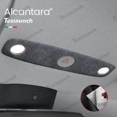 Alcantara Front Reading Light Cover Sticker For 2024+ Model 3 Highland - T-Launch