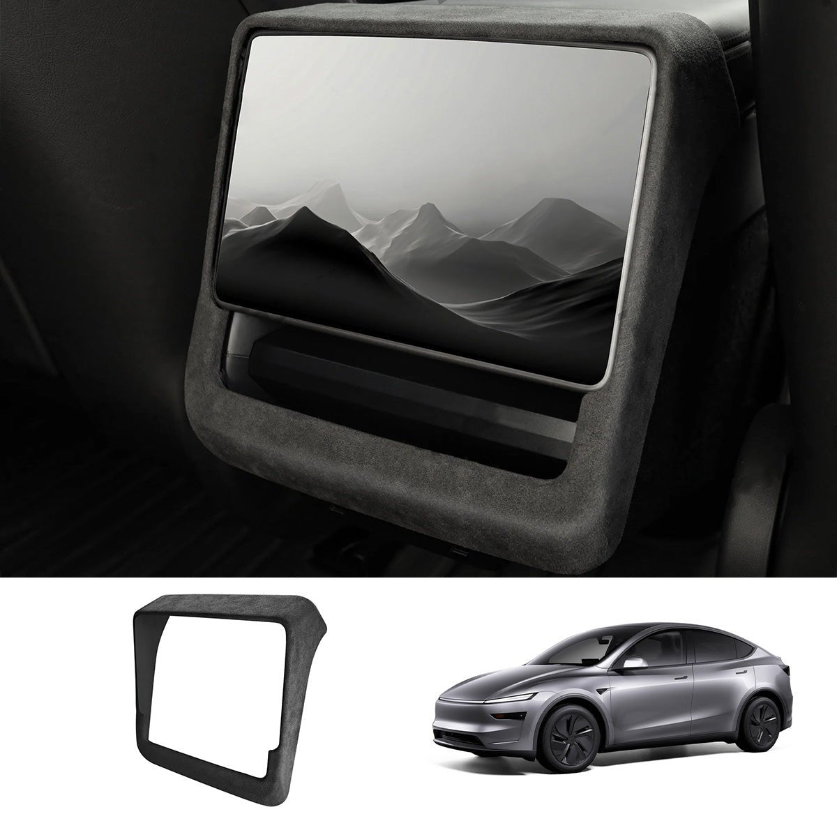 Alcantara Rear AC Vent Cover for Tesla Model Y Juniper 2025+ - T-Launch