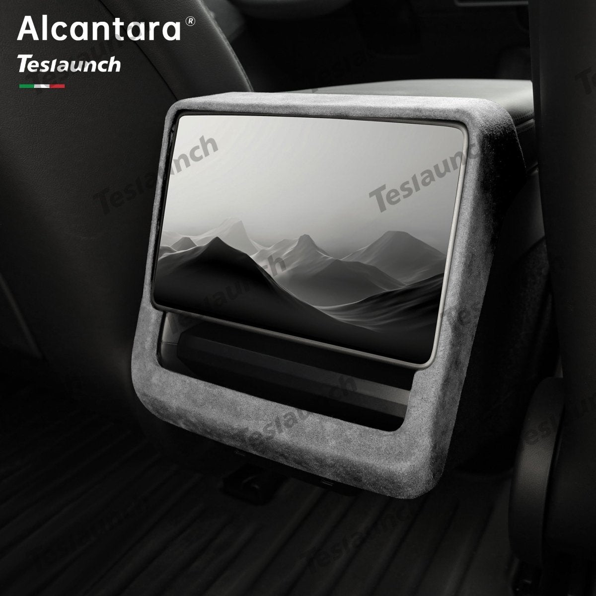 Alcantara Rear AC Vent Cover for Tesla Model Y Juniper 2025+ - T-Launch