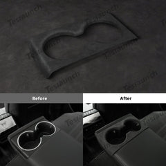 Alcantara Rear Seat Cup Cover For 2024+ Model 3 Highland - T-Launch
