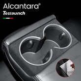 Alcantara Rear Seat Cup Cover Sticker For 2024+ Model 3 Highland - T-Launch
