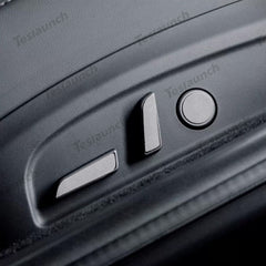 Alcantara Seat Adjustment Button Sticker For 2024+ Model 3 Highland (Set of 5) - T-Launch