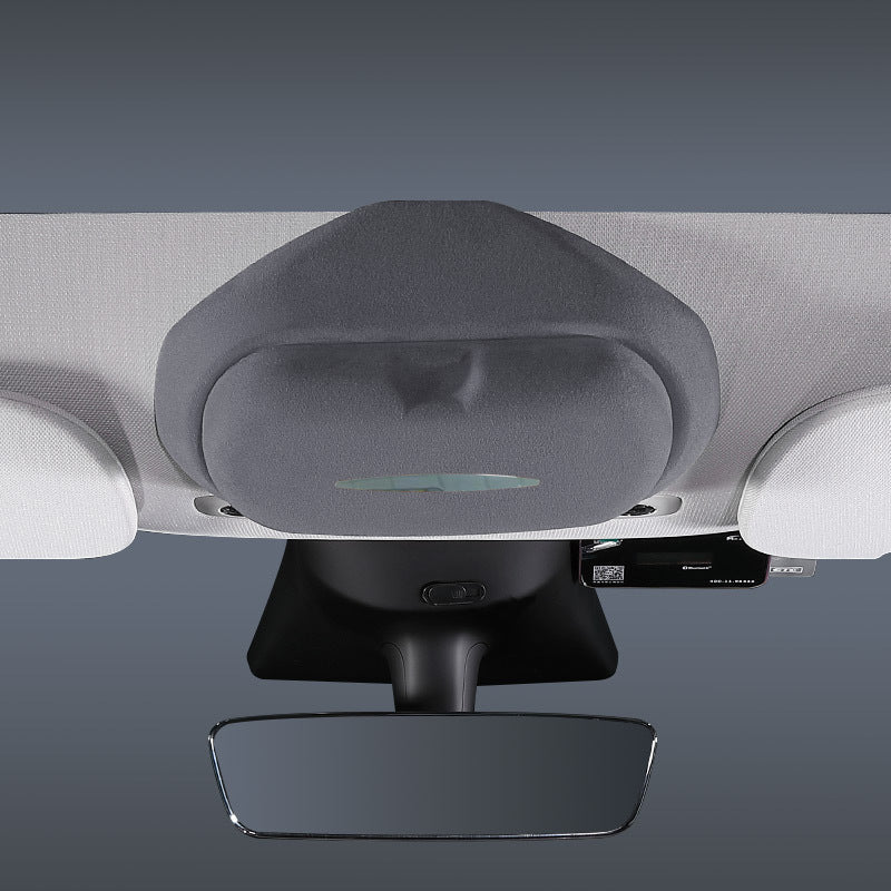 Alcantara Sunglasses Storage Box for Tesla Model 3/Y (not fit for 2024+ Model 3 Highland) - T-Launch