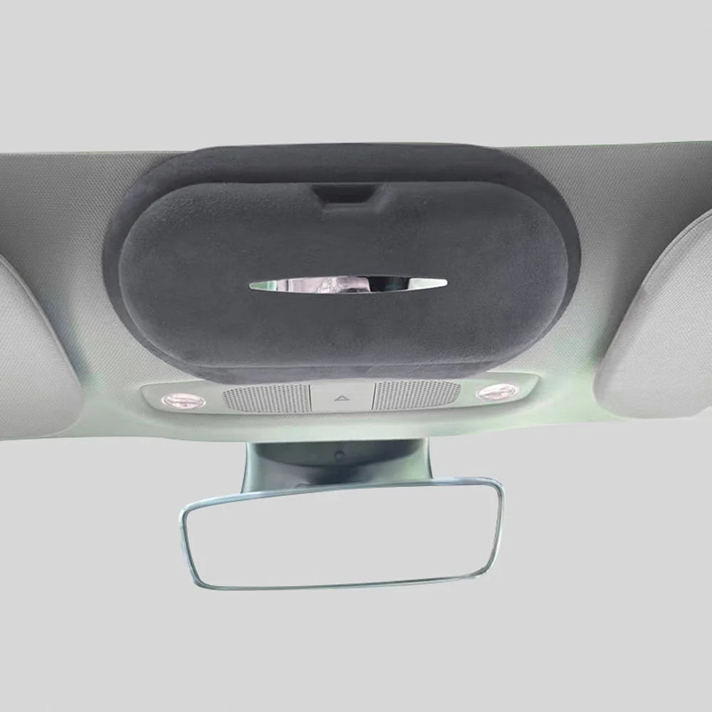 Alcantara Sunglasses Storage Box for Tesla Model 3/Y (not fit for 2024+ Model 3 Highland) - T-Launch