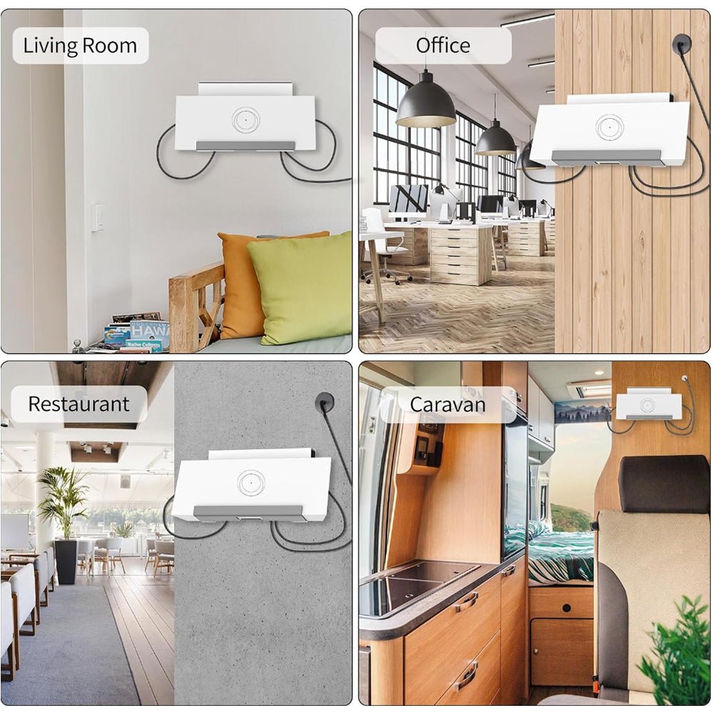 All-in-One Metal Router & Power Supply Wall Mount Kit for Starlink Gen 3 - T-Launch