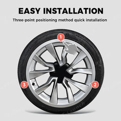 All-in-One Rim Protector for Tesla 2024+ Model 3 Highland 19" Nova Wheels - T-Launch