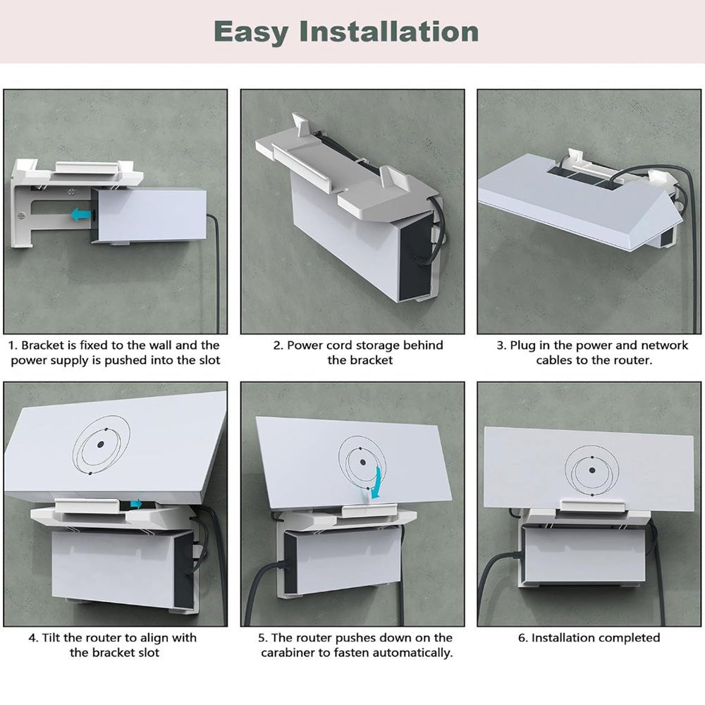 All-in-One Router & Power Supply Wall Mount Kit for Starlink Gen 3 - T-Launch