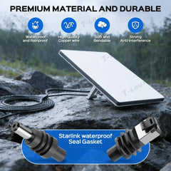 All-in-One Starlink Mini Ethernet & Power Cable - RJ45 & DC Connections - T-Launch