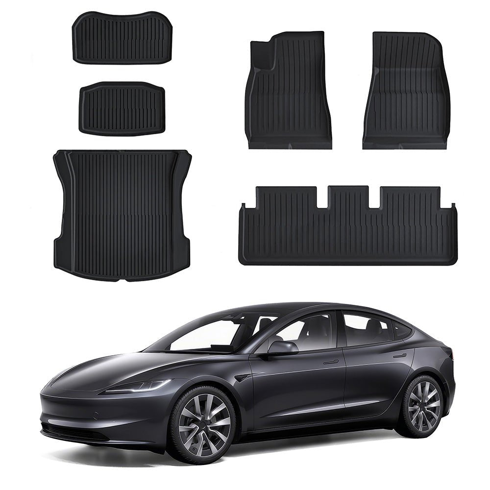 All Weather TPE Floor Mat for Tesla 2024+ Model 3 Highland - T-Launch