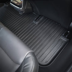 All Weather TPE Interior Floor Mats Cargo Liners Set for Tesla 2022+ Model S - T-Launch