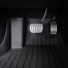 All Weather TPE Interior Floor Mats Cargo Liners Set for Tesla 2022+ Model S - T-Launch