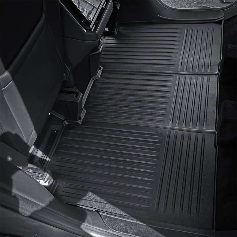 All Weather TPE Interior Floor Mats Cargo Liners Set for Tesla Cybertruck - T-Launch