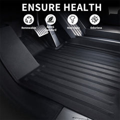 All Weather TPE Interior Floor Mats Cargo Liners Set for Tesla Cybertruck - T-Launch