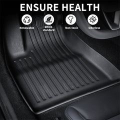 All Weather TPE Interior Floor Mats Cargo Liners Set for Tesla Model 3 Highland Standard 2025+ - T-Launch