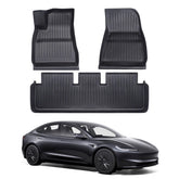 All Weather TPE Interior Floor Mats Cargo Liners Set for Tesla Model 3 Highland Standard 2025+ - T-Launch