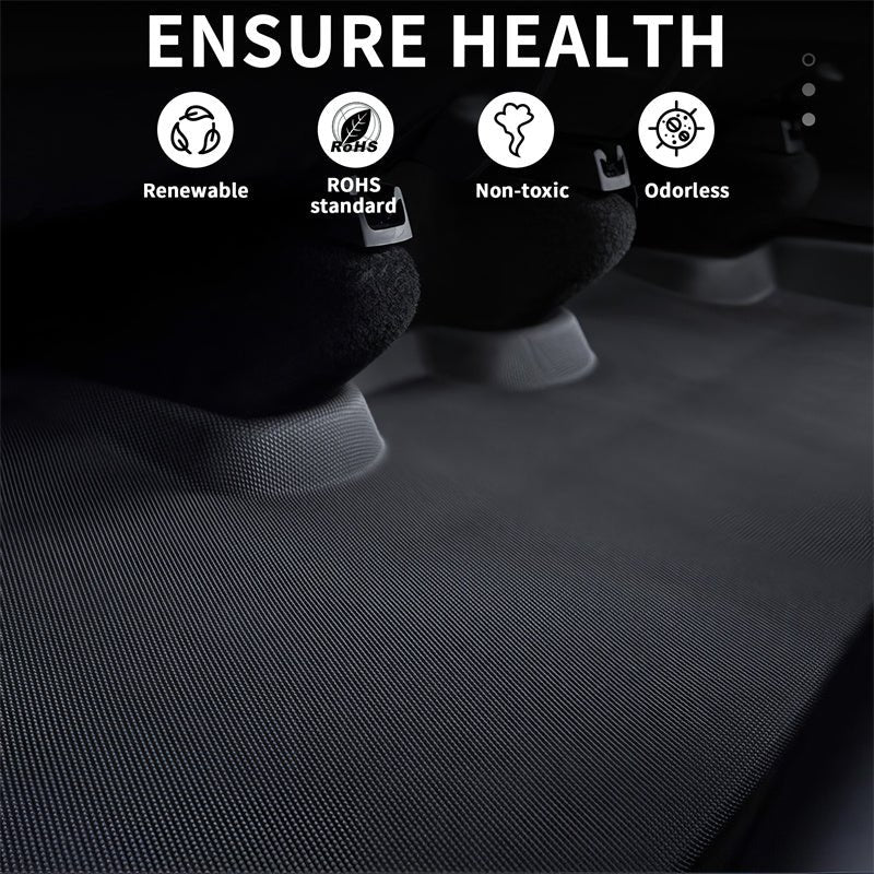 All Weather XPE Interior Floor Mats Cargo Liners Set for Tesla 2021-2024 Model Y 5 Seater - T-Launch