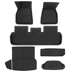 All Weather XPE Interior Floor Mats Cargo Liners Set for Tesla 2021+ Model S - T-Launch