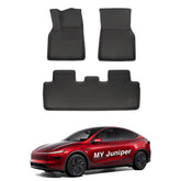 All Weather XPE Interior Floor Mats Cargo Liners Set for Tesla 2025+ Model Y Juniper - T-Launch