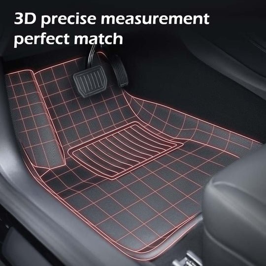 All Weather XPE Interior Floor Mats Cargo Liners Set for Tesla Model 3 Highland Standard 2025+ - T-Launch