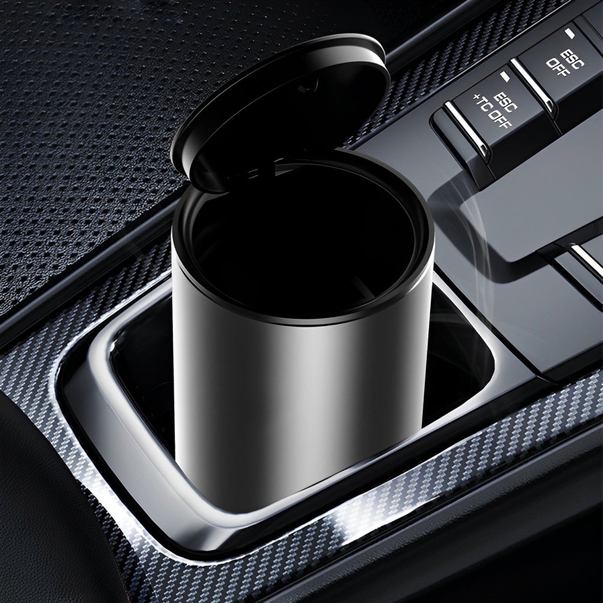 Aluminum Alloy Cupholder Trashcans for Tesla Applicable To All Model 3/Y/S/X (2012+) - T-Launch