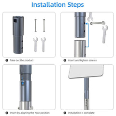 Aluminum Pipe Mount Adapter for Starlink Gen 2 Dish - T-Launch