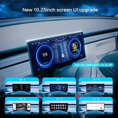 Android 4G 10.25'' Instrument Cluster Heads Up Display for Tesla Model 3/Y (Only Suitable for Left-hand Drive Use) - T-Launch