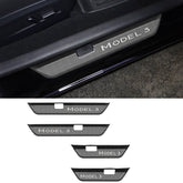 Anti-scratch Front Rear Door Sill Protector Cover for Tesla Model 3 Highland 2024+ - T-Launch