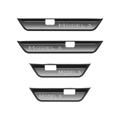 Anti-scratch Front Rear Door Sill Protector Cover for Tesla Model 3 Highland 2024+ - T-Launch