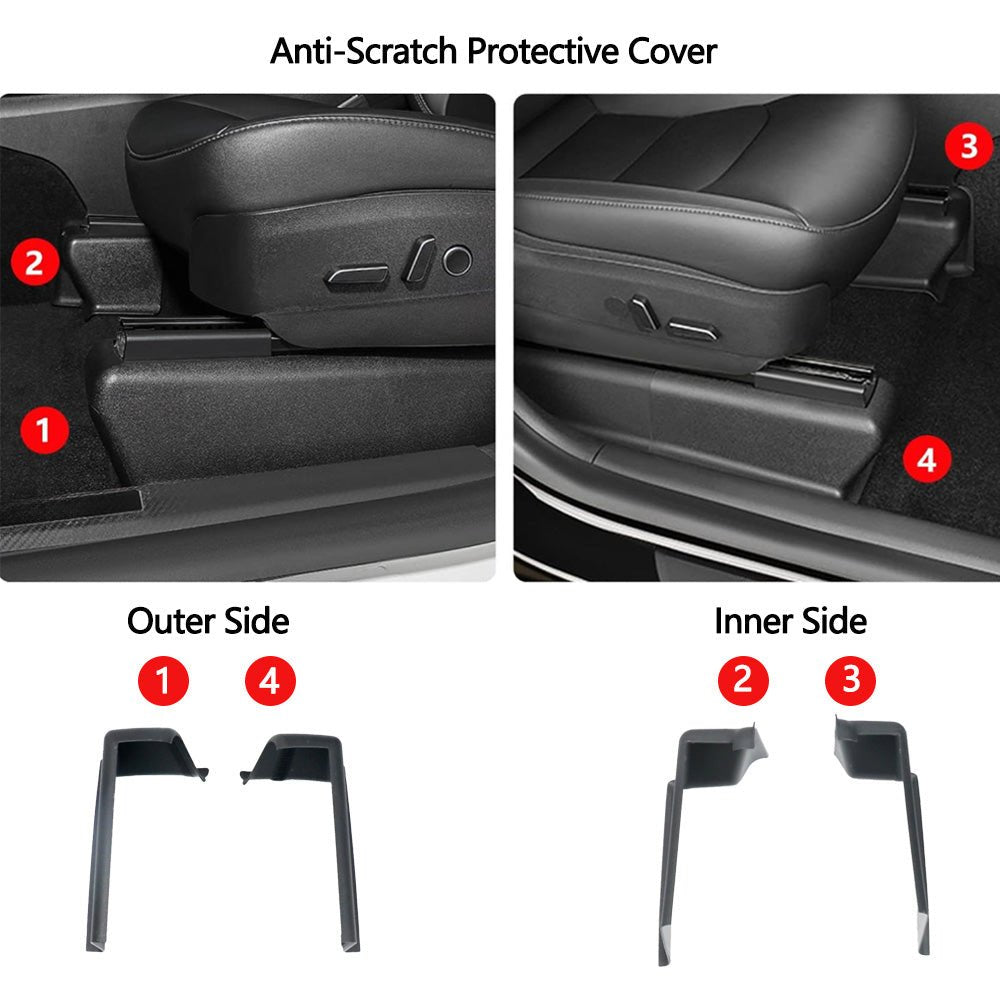 Anti-Scratch Protective Cover Under The Front Seat For Model Y Accessories (2020-2024) - T-Launch